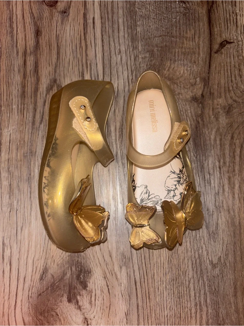 USED Toddler Girl Mini Melissa Flats